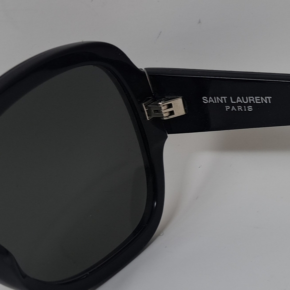 Saint Laurent Paris  Sunglasses Red Heart Metallic Butterfly SL133 006 53-19-140 - Picture 6 of 13